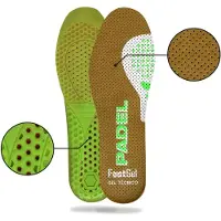 Footgel Padel-einlegesohlen Grün EU 39-42 Mann Grün EU 39-42