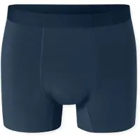 Schiesser Boxer "Modern Bonded", Herren, Gr. 7, 801, blau, Single Jersey, Obermaterial: 90% Modal, 10% Elasthan, körpernah, Unterhosen Boxer, ohne Eingriff, maskuline Passform