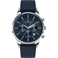 Jacques Lemans Armbanduhr Date London Classic Black Silver Dial I