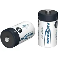 Ansmann 10000 mAh - Mono / D / HR20, D, Nickel-Metallhydrid (NiMH), 1,2 V, 10000 mAh, 33 x 61.5