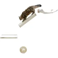 Kerbl Kletterwand für Katzen Alps 52x14x33 cm Natur und Weiß