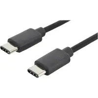 Digitus USB-C Anschlusskabel, USB-C - USB-C, 1 m, USB C, USB C, USB 2.0, Stecker/Stecker, Schwarz