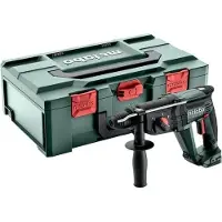 Metabo Akku-Bohrhammer KH 18 LTX 24, 18 V, mit MetaBOX 165 L, Zusatzhandgriff, Bohrtiefenanschlag