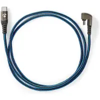 Nedis USB-Kabel USB 2.0 USB-CT Stecker USB-CT Stecker 480 Mbps Vergoldet 2.00 m rund Geflochten/Nylo