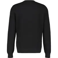 Lerros Strickpullover "Rundhals-Strickpullover aus Baumwolle", Herren, Gr. S, schwarz, 100% Baumwolle, Rundhals, Pullover Strickpullover
