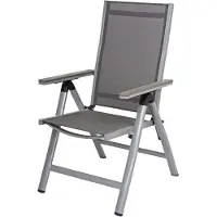 Harms Import Garden Pleasure GRACE Gartenstuhl - Maße: 64 x 107 x 70 cm - Farbe: Grau