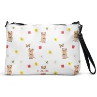 Mr. & Mrs. Panda Damentasche Quokka Happy - Weiß - Geschenk, Dinge Erledigen, Handtasche Damen, Pochette, Niedliches Tier, Verschieben, Lustige Sprüche, Schultertasche