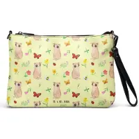 Mr. & Mrs. Panda Damentasche Erdmännchen - Gelb - Geschenk, Umhängetasche, Weltreise, Handtasche, Damen, Reisen, Kleine, Tasche, Spruch, Afrika, Traveling