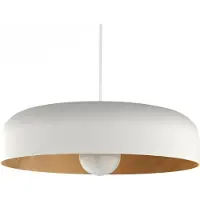 Lumicom Zylindrische Pendelleuchte im Blatt-Design 40 cm breit 16 cm hoch