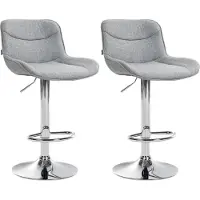BellaFurn 2er-Set moderne Barhocker – stilvolle Hocker – ergonomischer Komfort