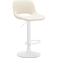 BellaFurn Barhocker aus Kunstleder – Stuhl – verstellbar und drehbar, Komfort und Stil für Küche und Bar