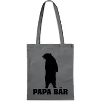 Eric Helmar Müller Urban Backwoods Papa Bär, Stofftasche, Farbe: Grau