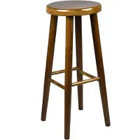 Magnetic Mobel Stück Holz Buche hell Heller Holzhocker Barstuhl Stuhl Barhocker 72 cm (Eiche)