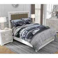 SOVIO Bettwäsche 140x200 cm + 2x70x80 cm, 3-teilig, 100% Baumwolle, Satin, Reißverschluss, Bunt - | So.0274