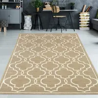 Teppichhome24 In- & Outdoor Teppich warme Farben - beige Größe - 160 x 230 cm