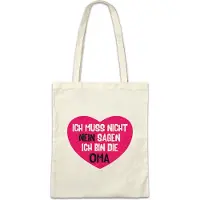Eric Helmar Müller Urban Backwoods Ich Muss Nicht Nein Sagen, Stofftasche, Farbe: Beige