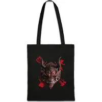 Eric Helmar Müller Urban Backwoods Hannya Mask III, Stofftasche, Farbe: Schwarz