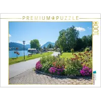 CALVENDO Puzzle Kurpark Bad Wiessee am Tegernsee | 1000 Teile Lege-Größe 64 × 48 cm Foto-Puzzle für glückliche Stunden