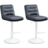 BellaFurn 2er-Set Samt-Barhocker – Hochhocker – ultimativer Sitzkomfort