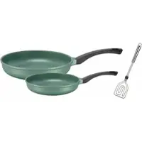 GSW Pfannen-Set "Rainbow" Aluminiumguss Set, 1x Bratpfanne Ø 24 cm, 1x Bratpfanne Ø 28 cm, 3 Stk. tlg. Induktion