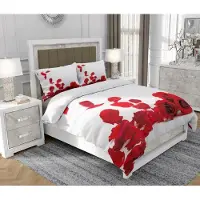 SOVIO Bettwäsche 200x220 cm + 2x70x80 cm, 3-teilig, 100% Baumwolle, Satin, Reißverschluss, Bunt - | So.0231