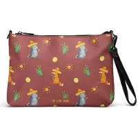 Mr. & Mrs. Panda Damentasche Axolotl Tequila - Rot - Geschenk, Damen Umhängetasche, Tasche, Abendtasche, Lurche, Mexico, Clutch, Handtasche, trinken, Party, Spruch
