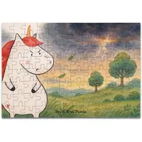 Mr. & Mrs. Panda Puzzle Einhorn Wut Design 96 Teile - Weiß - Geschenk, Unicorn, 2000, 1500, Einhörner, Büro, Puzzlespiel, Arbeit, 500, Legespiel