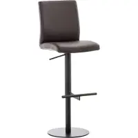 BellaFurn Barhocker aus Kunstleder – stilvoller Stuhl – höhenverstellbar und um 360° drehbar