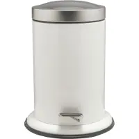 Sealskin Treteimer 3l Acero Edelstahl weiß, 361732410