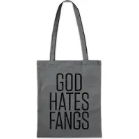 Eric Helmar Müller Urban Backwoods God Hates Fangs, Stofftasche, Farbe: Grau