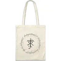 Eric Helmar Müller Urban Backwoods Ring Text, Stofftasche, Farbe: Beige
