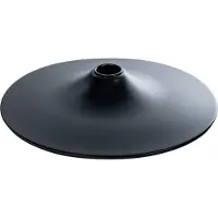BellaFurn Verstellbare Grundplatte / Bodenplatte - Gummischutz - Ideal für Barhocker, Stühle Größe: 45 cm | Farbe: Schwarz