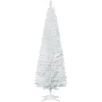 Northio Weihnachtsbaum Tannenbaum Mit Kunststoffständer 390 Spitzen Weiß Ø 55 X H180 Cm