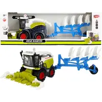 Mega Creative Meine Ranch Mähdrescher mit Anhänger 38 cm mit Licht und Sound