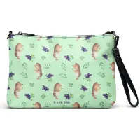 Mr. & Mrs. Panda Damentasche Igel Wein - Grün - Geschenk, Tasche, Weinglas, Handtasche, Umhängetasche Damen, Weißwein, Spruch, Lustige Sprüche, Rotwein, Weinliebhaber