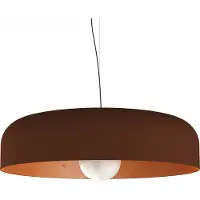 Lumicom Pendelleuchte Tuzzi, zylindrischer Lampenschirm, Blatt-Design, B 0,5 m, H 0,14 m
