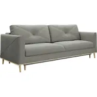 Mirjan 24 Schlafsofa Lavende, Couch mit Schlaffunktion und Bettkasten, Holzfüße, Wohnzimmer (Farbe: Barrel 83)