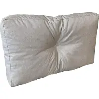 Pillows24 - Palettenkissen wasser- und UV-beständig - Seitenkissen | Polster für Europaletten 120x80 - Palettenmöbel - Outdoor/Indoor, Cappuccino