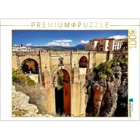 CALVENDO Puzzle Ronda, die Perle Andalusiens | 1000 Teile Lege-Größe 64 × 48 cm Foto-Puzzle für glückliche Stunden