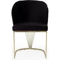 AEA Schwarzer Lehnstuhl Designer Esszimmer Möbel Essstühle Edelstahlstuhl