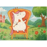 Mr. & Mrs. Panda Puzzle Einhorn Prinzessin Design 551 Teile - Weiß - Geschenk, 500, Monat, 1000, Unicorn, Geburtstag, Legespiel, Geburtstagsgeschenk, 300, 2000