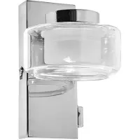 Osram LED-Wandleuchte ORBIS FLAME, chrom, Metall, IP44, CCT