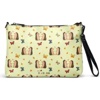 Mr. & Mrs. Panda Damenhandtasche Igel Liebe - Gelb - Geschenk, Clutch, Freund, Tasche, Handtasche, Damen, Hochzeitstag, Schultertasche, Verheiratet, Umhängetasche