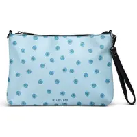 Mr. & Mrs. Panda Damentasche Blaue Blaubeeren - Blau - Geschenk, Damen Umhängetasche, Muster, Handtasche, Heidelbeeren, Blueberries, Tasche