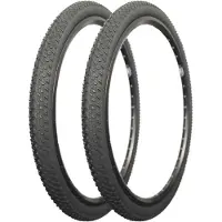 Taylor-Wheels 2x Fahrrad Reifen Satz 26 Zoll 54-559 MTB E-Bike Stollenprofil 26x1,95 schwarz