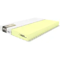 REM-SEN.PL Matratze 100x200cm Höhe 10 cm Härtegrad 3 (H3) aus elastischem Polyurethanschaum mit Komfortschaum und Dreilagige Membranhülle, Matratze für Kinder, Erwachsene Qualitätsstandard