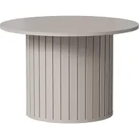 EURO-MEBLE Runder Couchtisch ZANTE ZA7 70 cm Sofatisch, Kaffeetisch [Cashmiere]