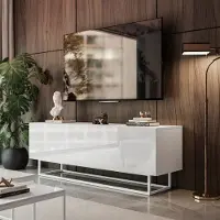Lookway TV-Schrank COLGANTE 150 mit weiß Gestell