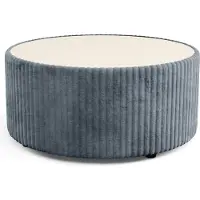 Masseno Polster-Couchtisch LINEO 89 cm Kaffetisch für Wohnzimmer Sofatisch Wohnzimmertisch Grau