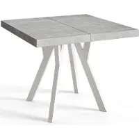 Alpi Möbel Esstisch Ausziehbar Rico 80-130 cm, At, Holzbeine, Modernes Design